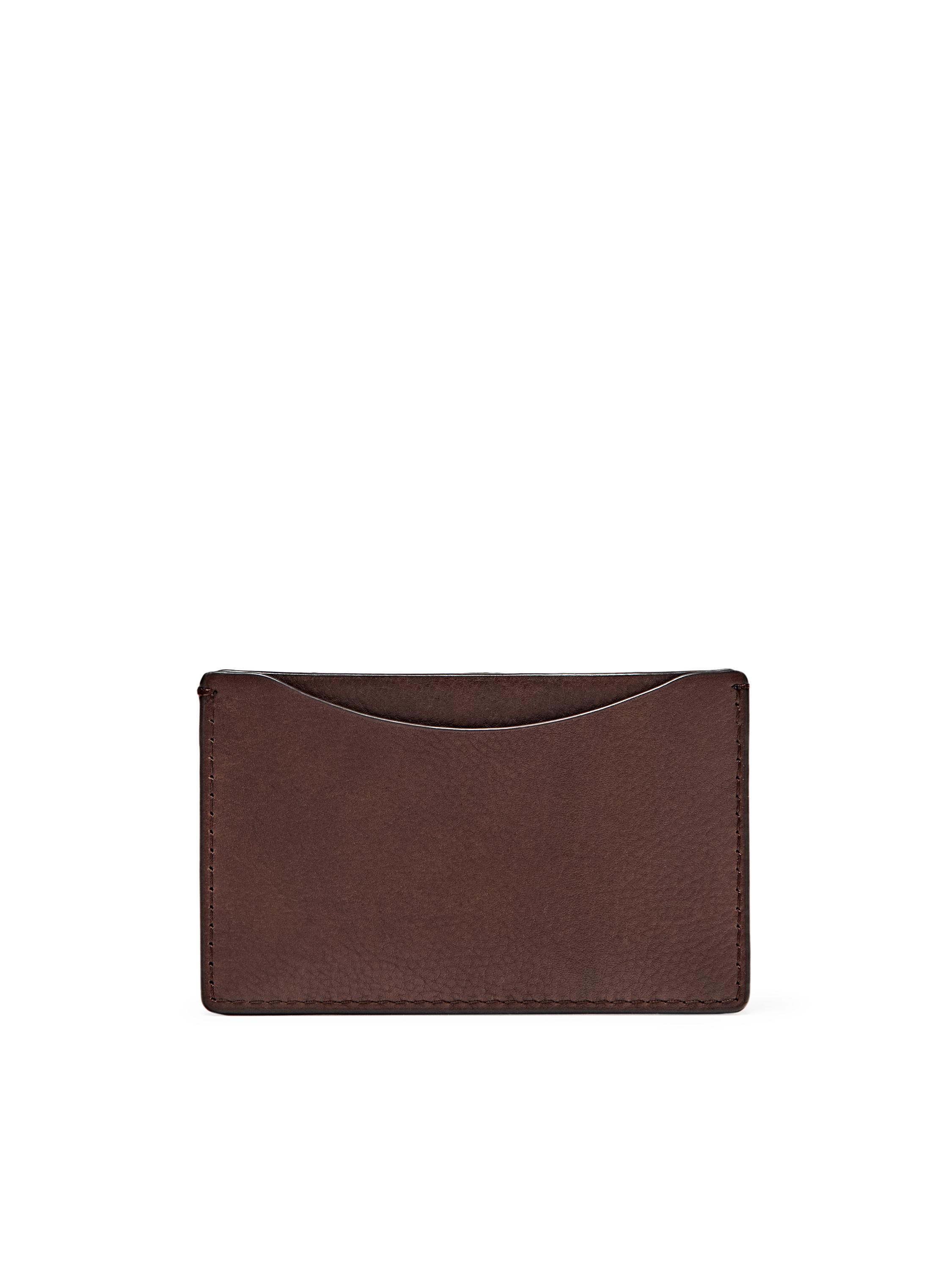Porte-cartes en cuir nappa